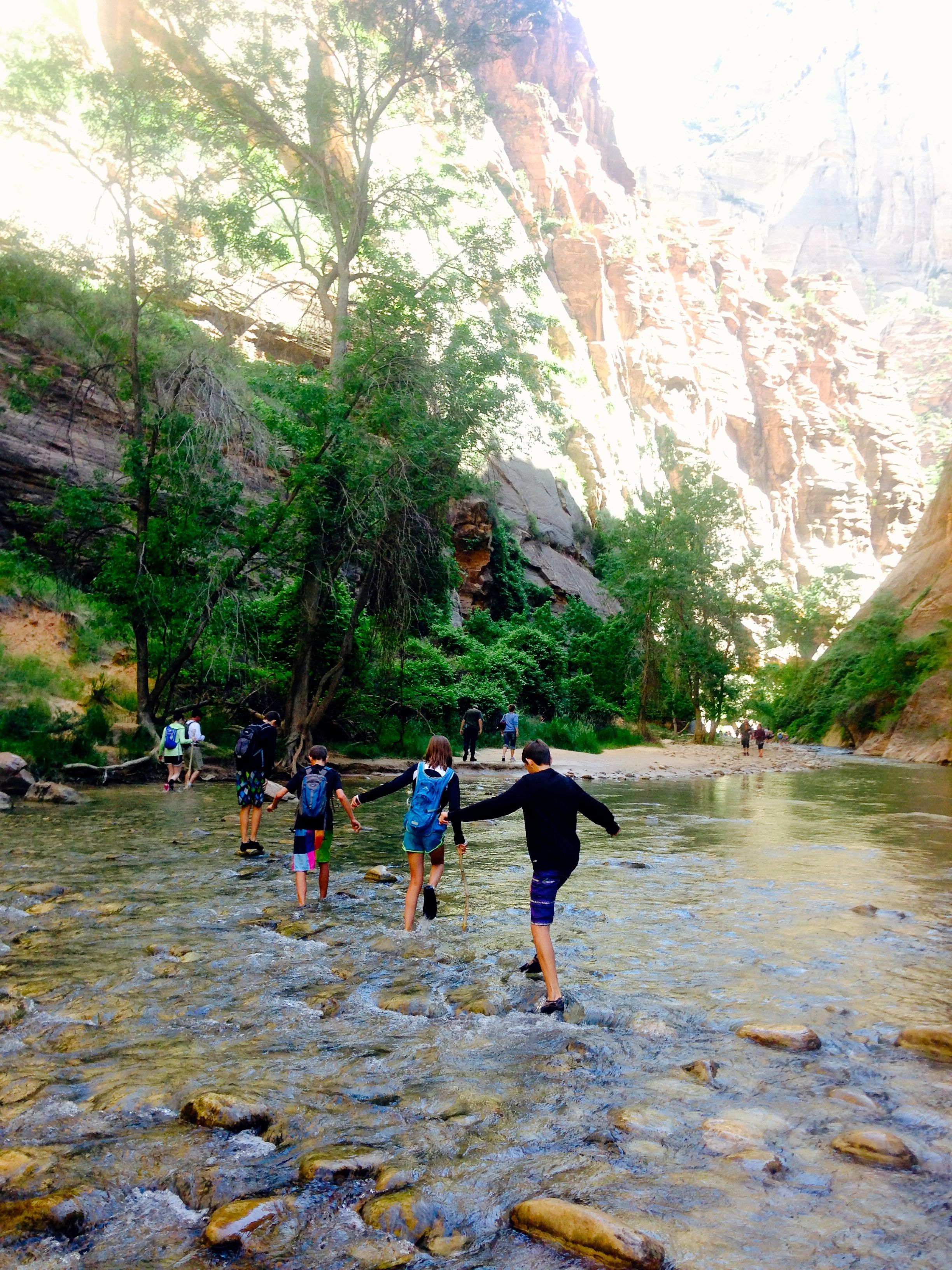 The Narrows Family Hike in Zion National Park