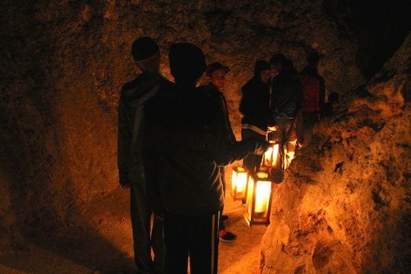 Carlsbad Caverns National Park ranger guided candlelight cave tour