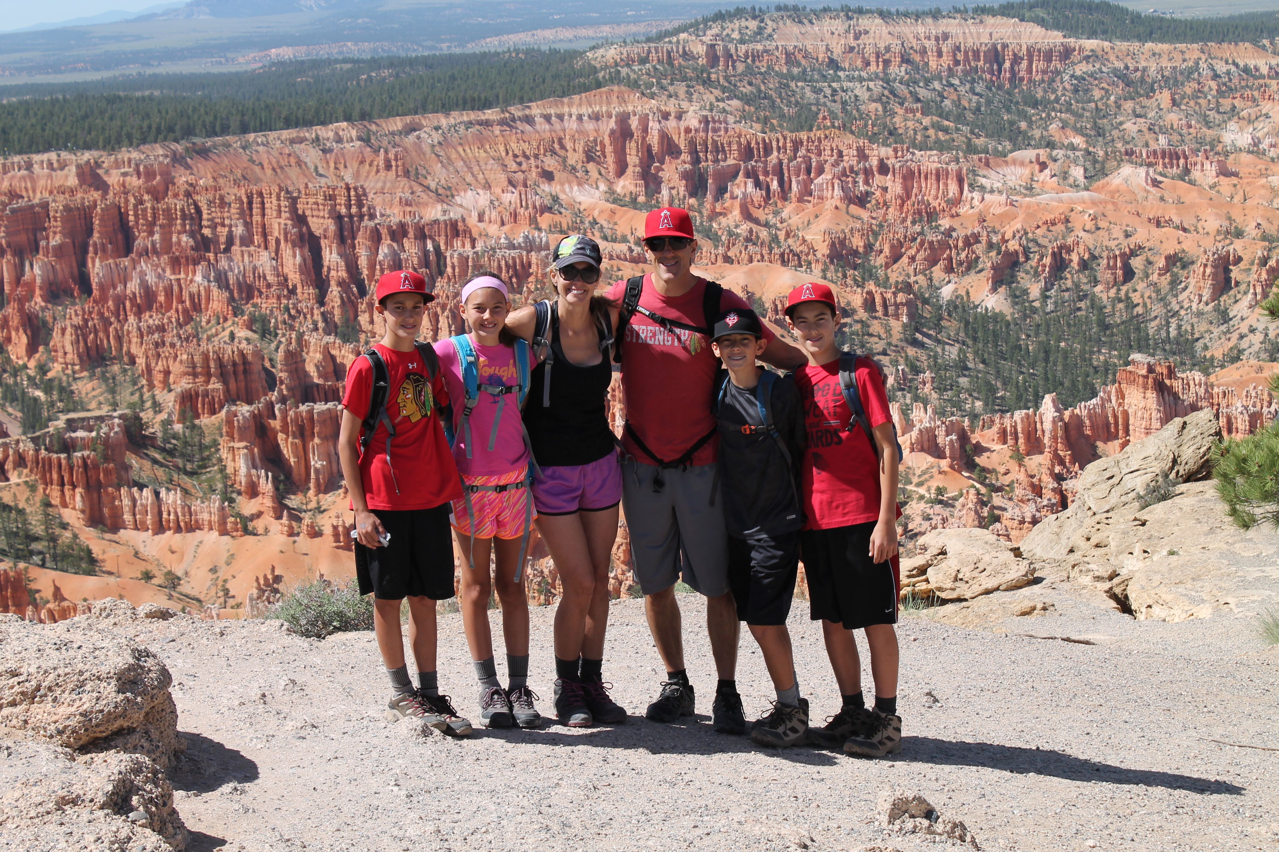 Family Hike at Bryce Canyon National Park